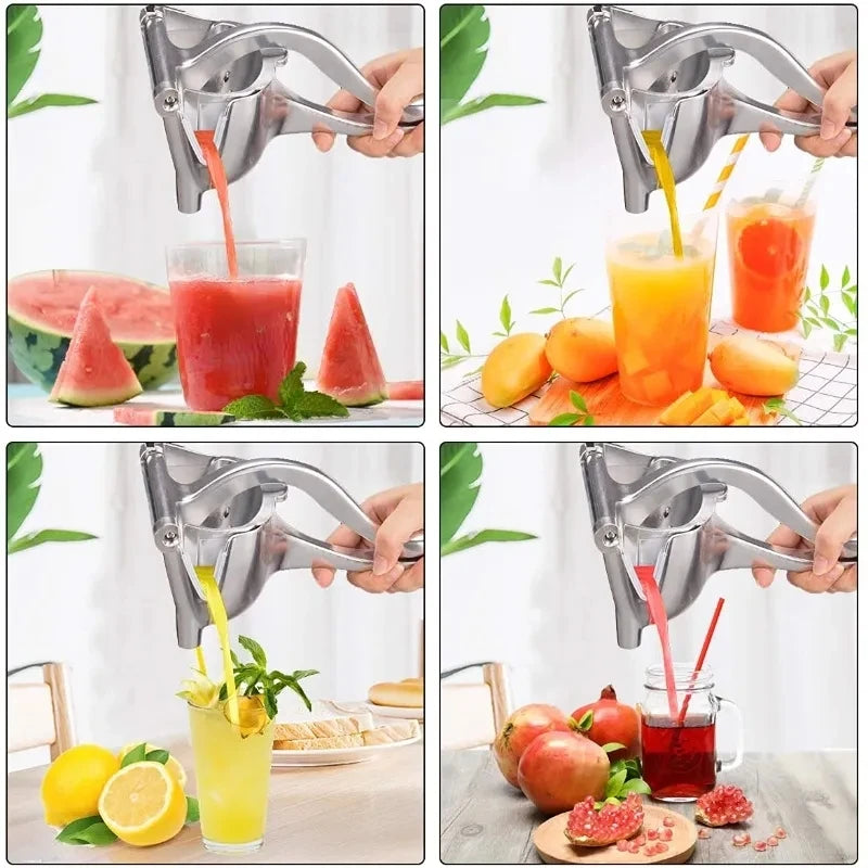 Manual Juice Squeezer — Aluminium Hand Press for Oranges, Lemons, pomegranates and more!
